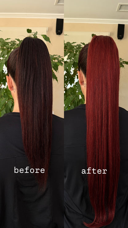 PONYTAIL MAHOGANY