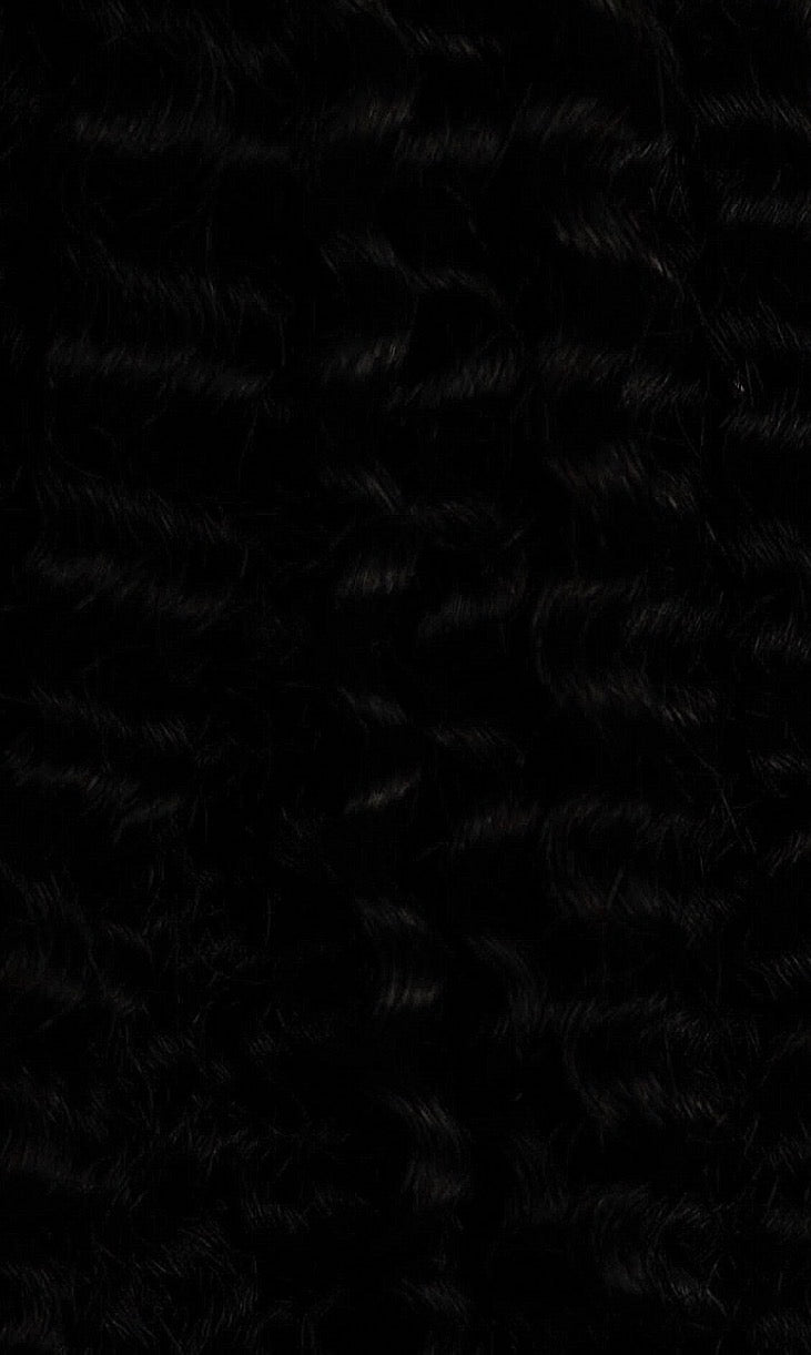 CURLY PONYTAIL BLACK