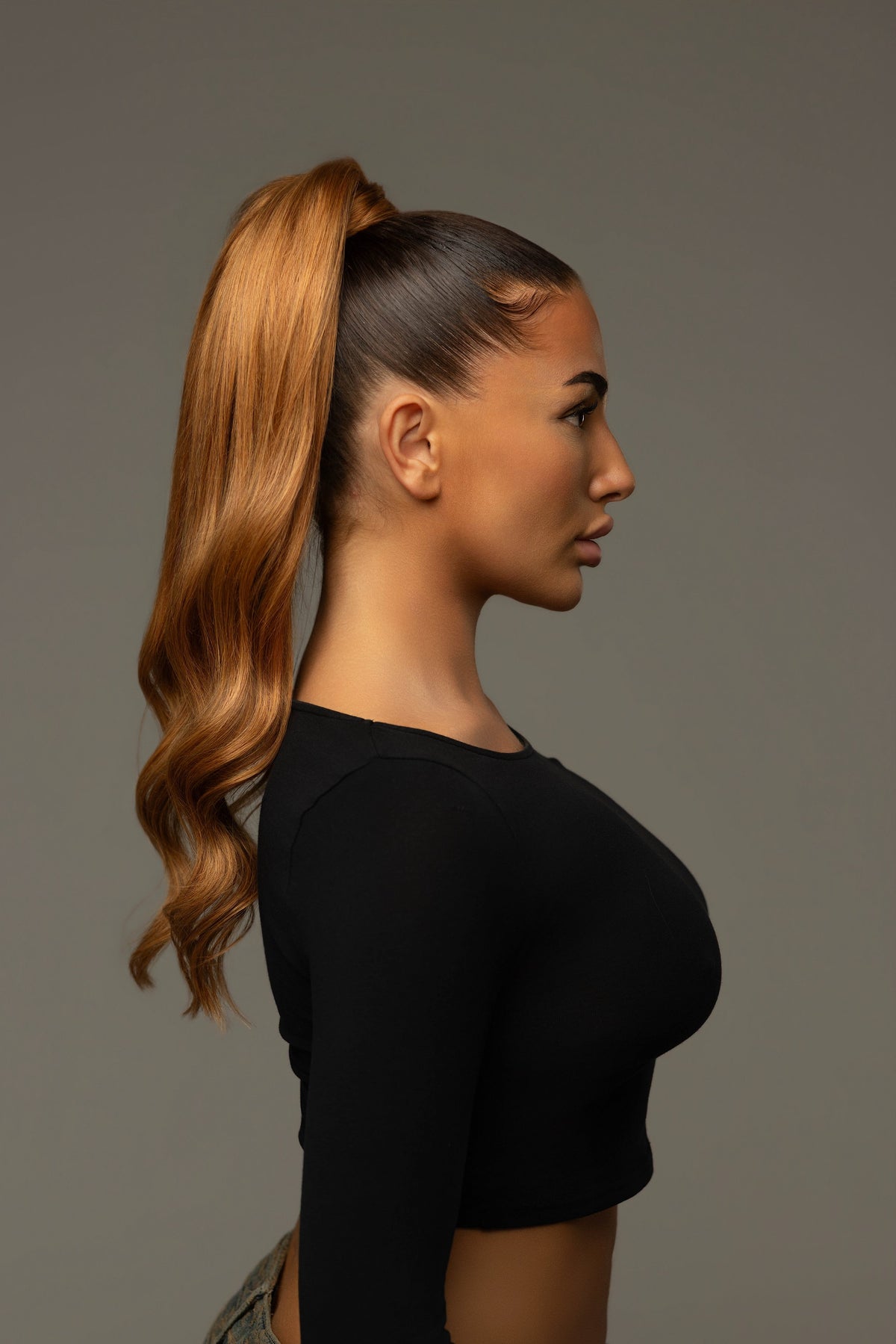 PONYTAIL COPPER GOLD